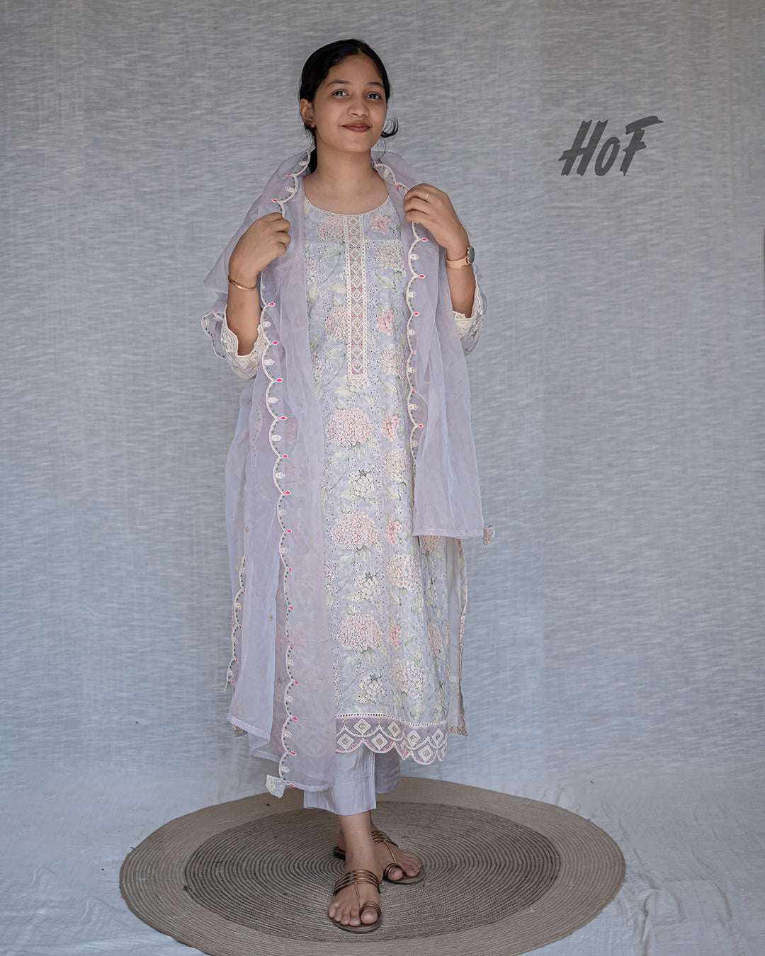 MyHof Printed Suit Set In Cotton