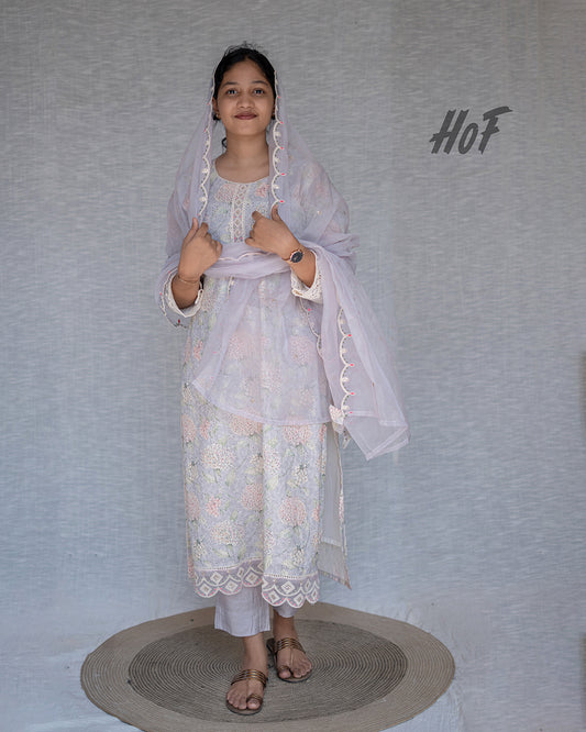 MyHof Printed Suit Set In Cotton