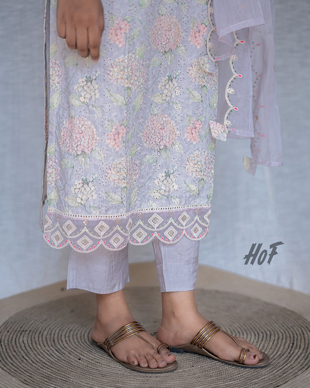 MyHof Printed Suit Set In Cotton