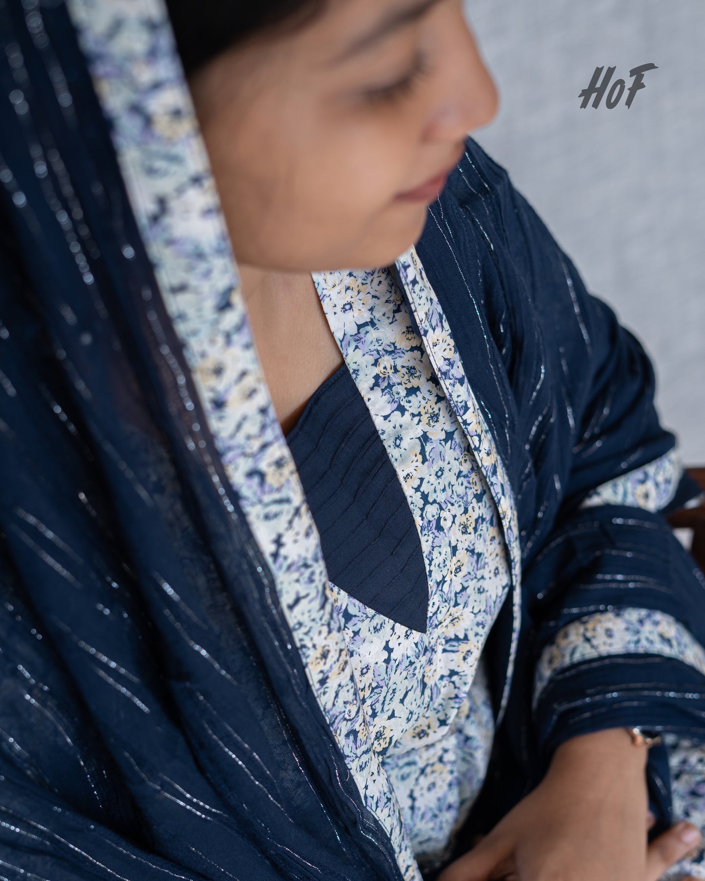 MyHof Printed Suit Set In Cotton