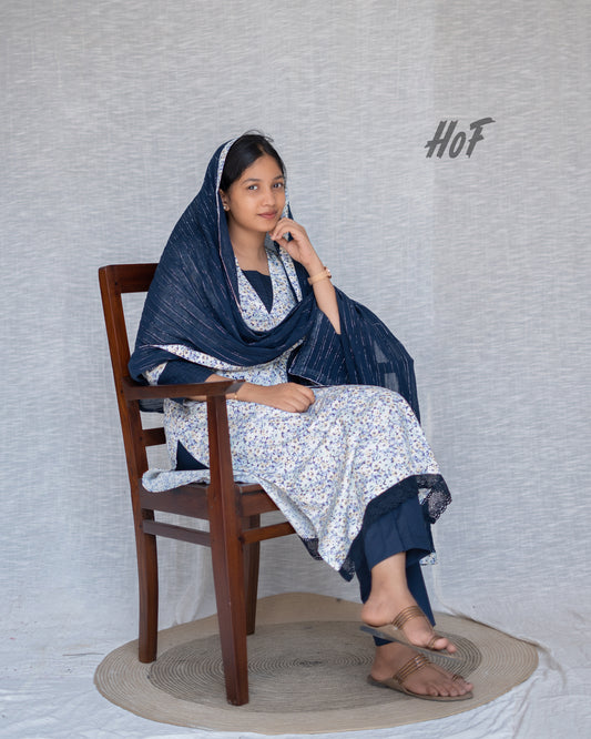 MyHof Printed Suit Set In Cotton