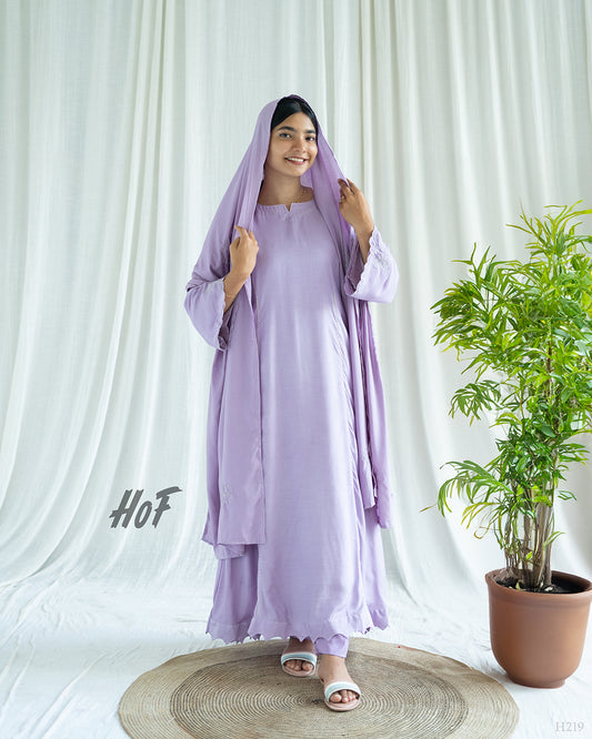 MyHof Onion Pink Suit Set In Muslin