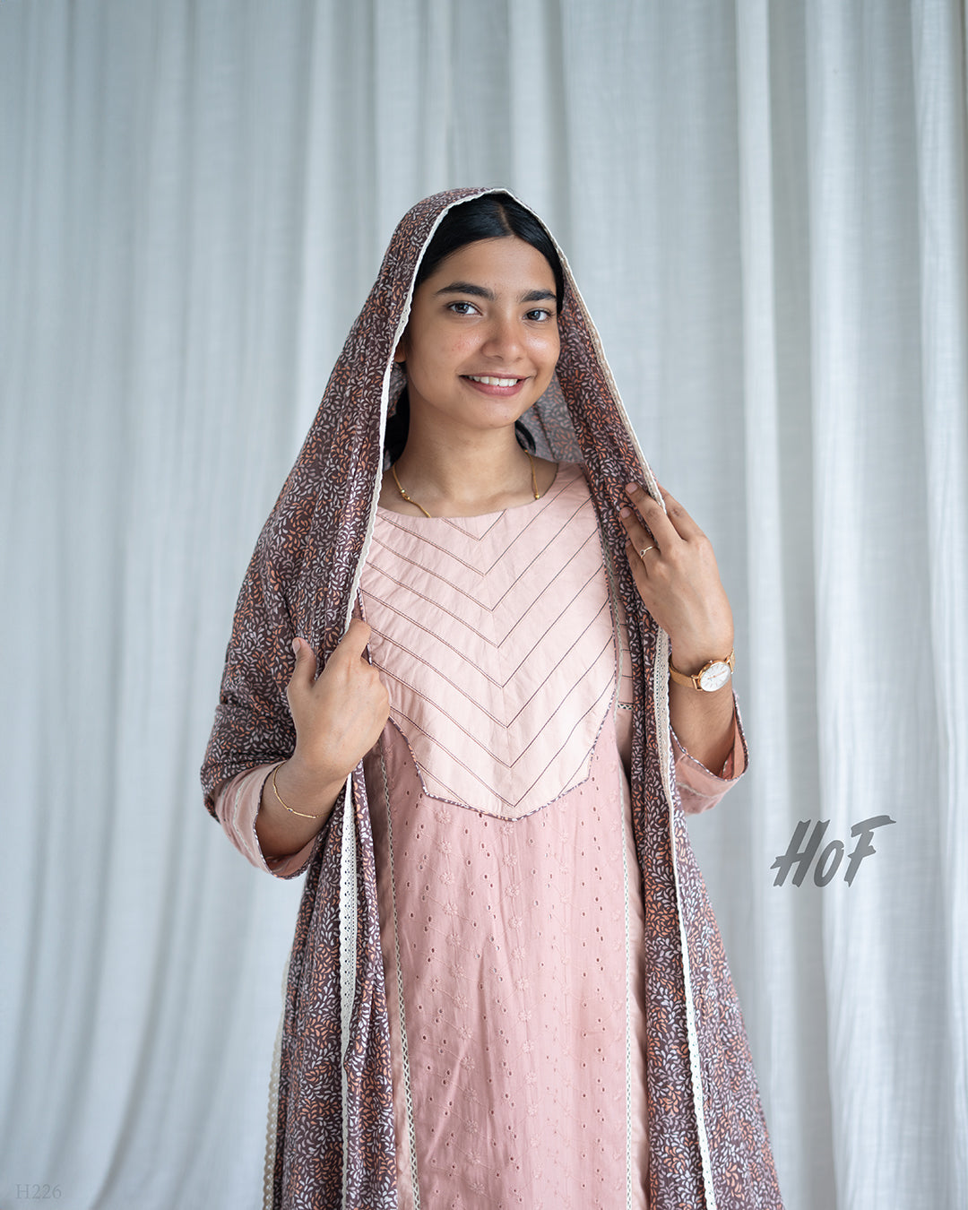 MyHof  Persian Pastel Suit Set In Cotton